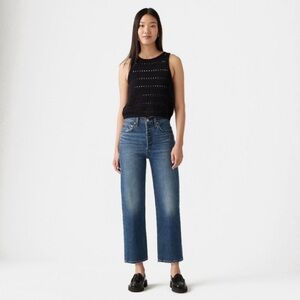 Levi’s Ribcage Straight Ankle Classic Blue Women's Denim Jeans